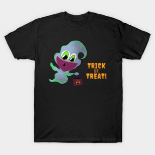 Trick Or Treating Ghost T-Shirt